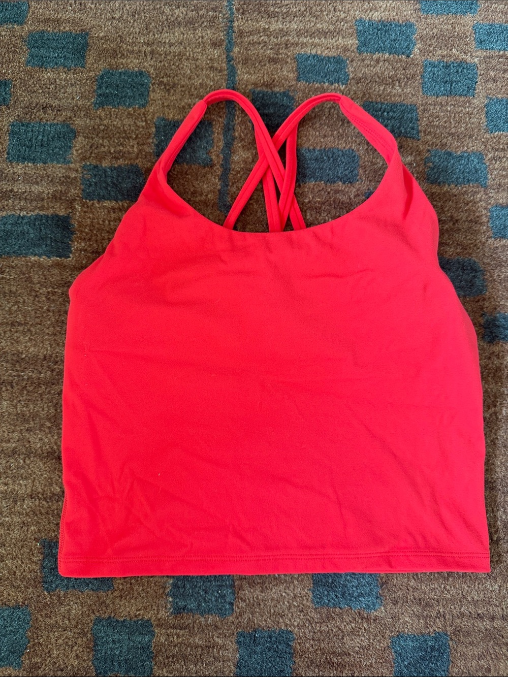 Red Strappy Tank Crop Top - Women Intimates & Sleepwear